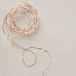 Anthropology Aurora Copper Wire Lights